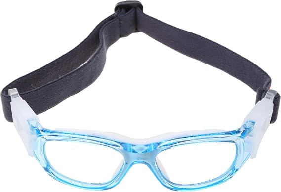 Children Outdoor Sports Eyewear Goggles Basketball Football Explosion-Proof Glasses Glass Blue