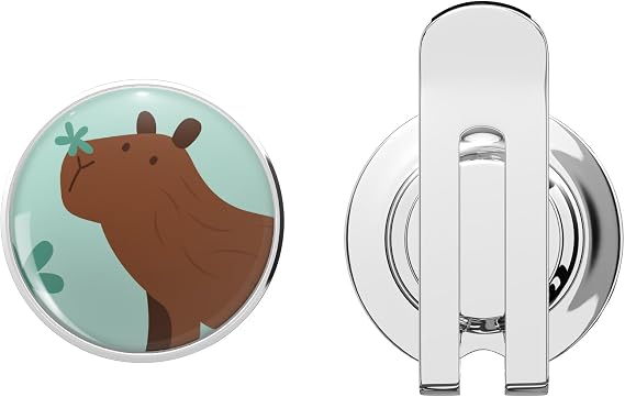 Capybara Pattern Golf Hat Clip with Magnetic Ball Marker