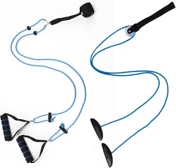 Hshbxd Shoulder Pulley Set - Over-the-Door Physical Therapy Style, Plastic, Blue