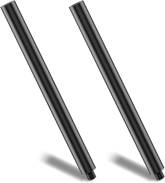 16 Inch Extended M20 Speaker Pole Mount for PA/DJ Subwoofers, Heavy Duty Subwoofer Pole Mount for Speakers with M20 Threaded and 35mm Pole Hole Load Capacity 121LBS, 2 Pack