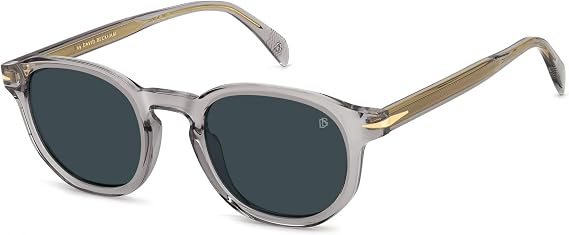 David Beckham DB 1007/S TRANSPARENT GREY/BLUE 49/24/145 men Sunglasses