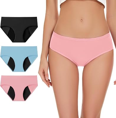 Womens High Absorbency Period Underwear - Leak-Proof & Reusable Menstrual Pants
