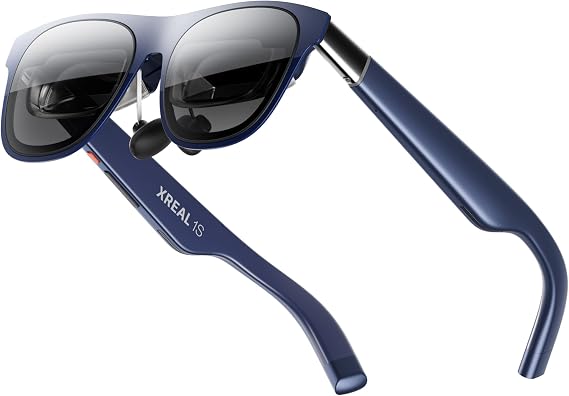 XREAL 1S AR Glass | Up to 500" | 52° Wide Viewing Angle | Native 3DoF & 3D Real Conversion | X1 Chip | Compatible with iPhone 17/16/15, Switch 2, USB-C DP Devices
