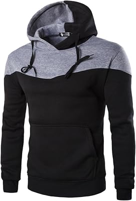 Muscularfit Mens Hoodies Pullover Lightweight Hooded Sweatshirts Drawstring Long Sleeve Workout Athletic Hoodies Fall Clothes