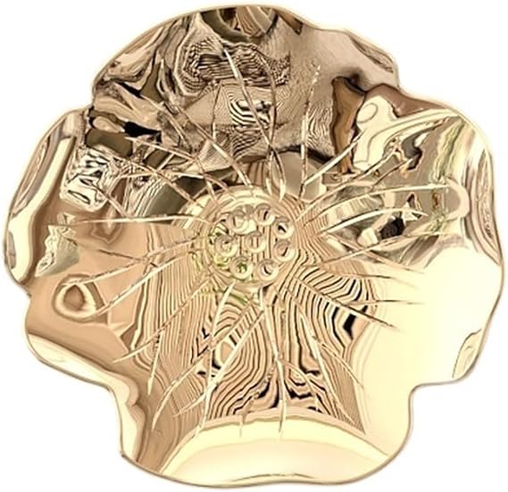 Living Room Wall Decor Stereo Resin Background Wall Decoration Carp Fish Lotus Leaf Gold Wall Pendant Bionics Home Decor(Golden-L)