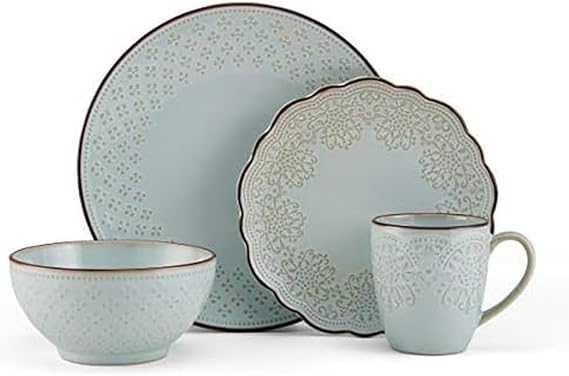 Pfaltzgraff Joanne 16 Piece Dinnerware Set, Service For 4