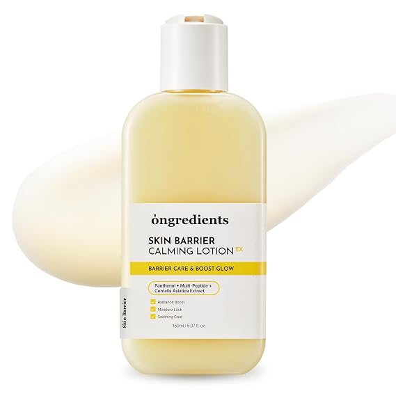 ONGREDIENTS Skin Barrier Calming Lotion | Lightweight Moisturizer for Dry, Sensitive Skin (150ml)