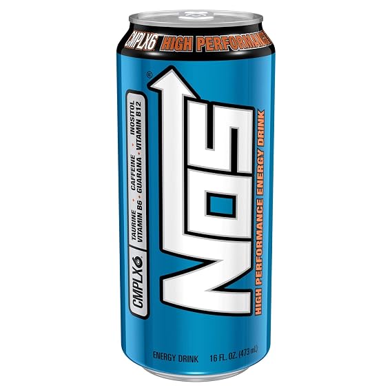 NOS High Performance Energy Drink 16 Oz can