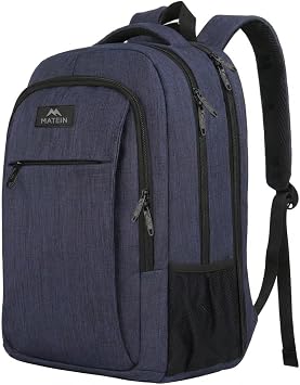 MATEIN Laptop Backpack, Slim Travel Backpack with Laptop Compartment for Men Women, College Student Daypack Teenager Gift Computer Bag Daily Bagpack fits 15.6 Inch Notebook, Blue
