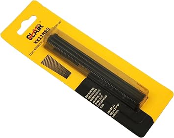 SLAIR Universal Replacement 12 Steel Needles Set 4.9" x 1/8" For Air Mini Needle Scaler XX12NRS