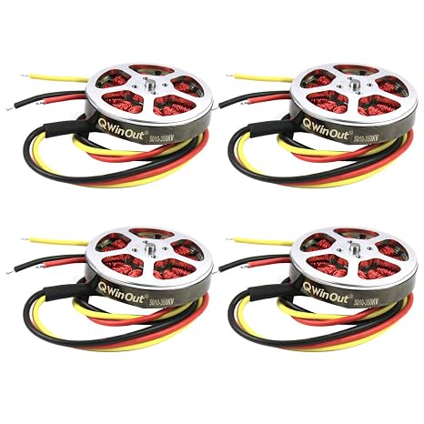 5010 350KV/750KV Brushless Motor High Torque for DIY RC Drone Kit MultiCopter Quadcopter(350KV, 4 Pcs)