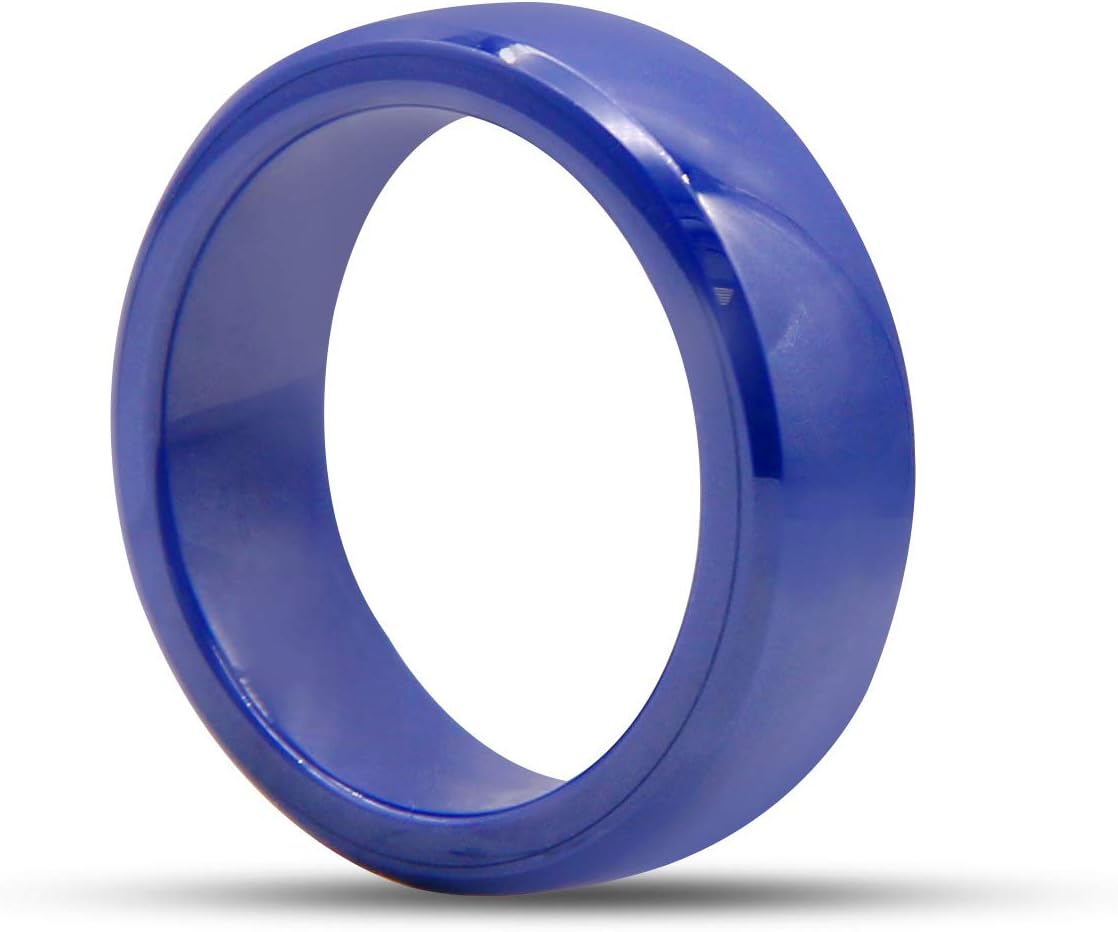 COLMO Model 3 Smart Ring Accessory for Tesla Model 3 Key Card Key Fob Replacement Ceramic RFID Smart Ring US 10Support Customization Fast Priority Delivery Worldwide 7mm US 10Blue
