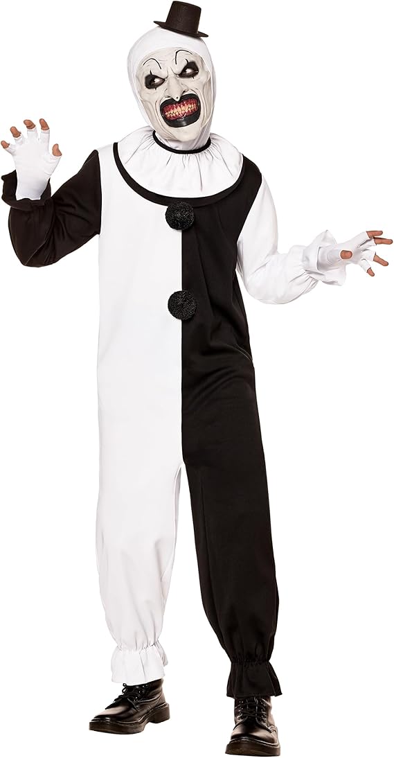 Spirit Halloween Terrifier Kids Art the Clown Costume | Officially licensed | Horror | Art the Clown Outfit