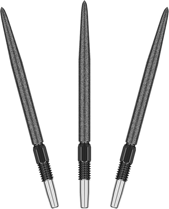Target Darts Swiss Point SLK Luke Littler Dart Points (3 Pack Set of Tips) 30MM/35MM/42MM Gold/Silver/Black | Rough Textured Dart Points, Replacement Steel Dart Tips, Professional Dart Accessories