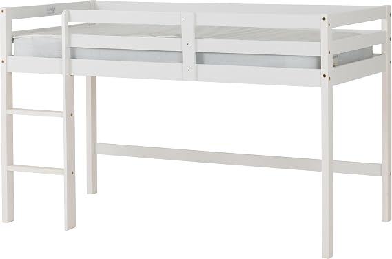 Seconique Panama Mid Sleeper, Wood, White