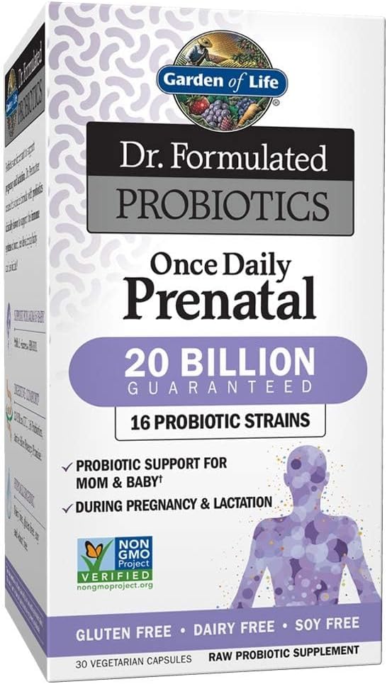 Garden of Life Dr Formulated Prenatal Probiotics, 20 Billion CFU, 30ct