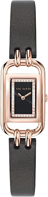 Ted Baker Tessye Ladies Black Leather Strap Watch (Model: BKPTTS4039I)