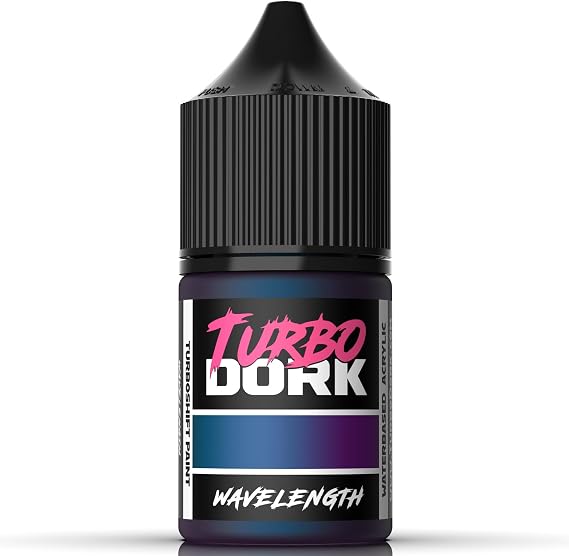 Turbo Dork Wavelength TurboShift Acrylic Paint 22ml Bottle - Water-based Non-Toxic Metallic Color Shifting Paint