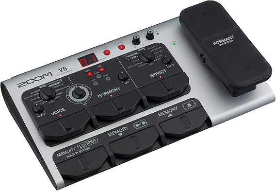 ZOOM Vocal Effector, Voice Changer, V6-SP, VTuber, Listen to Sing, MTR Function, Linked to SGV6
