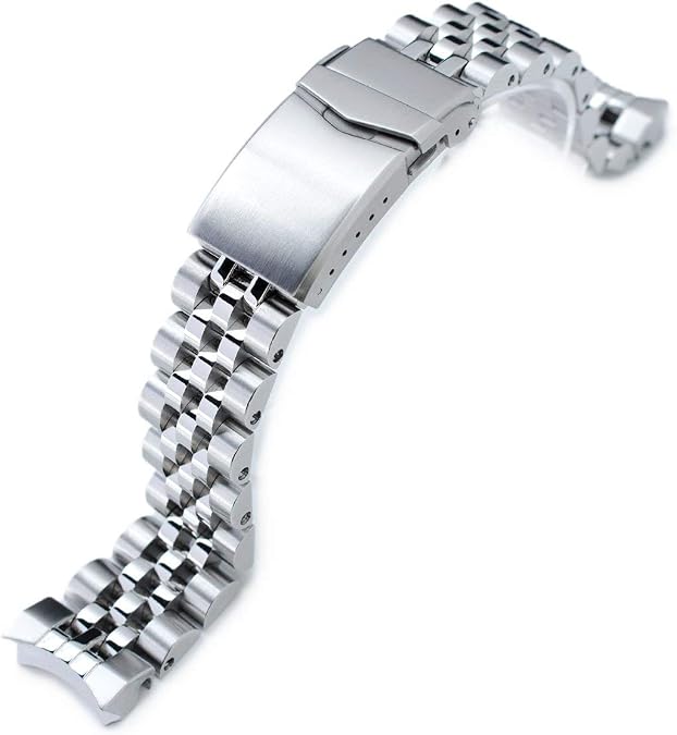 MiLTAT 20mm Angus-JUB Watch Band compatible with Seiko Sumo SBDC001 SBDC003 SBDC031 SBDC081