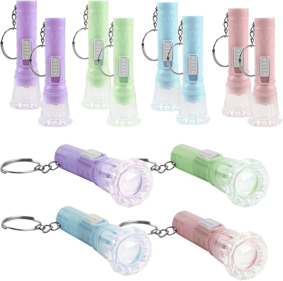 Mini LED Keychain Torches, Small Flashlight Pocket Keyring Torch [Energy Class A+]