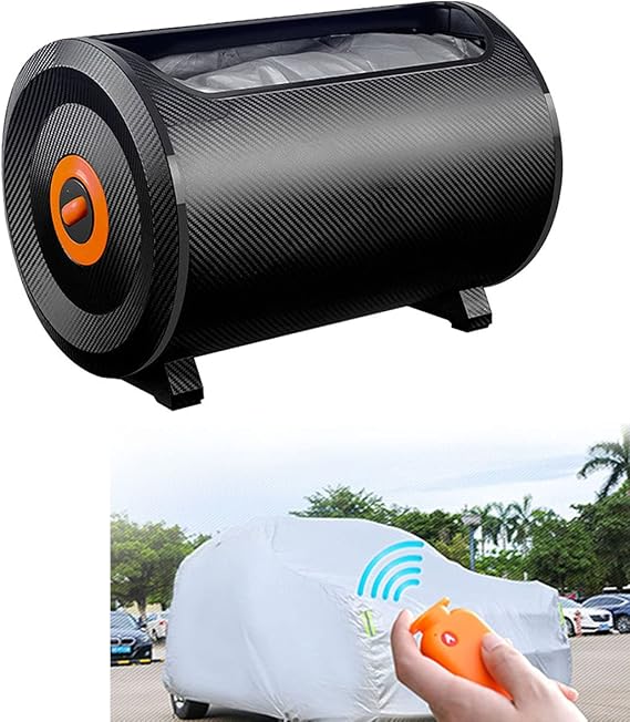 Smart Car Cover, Automatic Car Cover with Remote Control, Quick and Convenient to Protect Your Car, Universal Fit for Sedan,Car