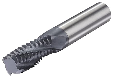 Micro 100 TM-100-6 Thread Milling Cutter - UN, 32-64 Thread Size, .100" Cutter Dia, 3/8" Neck Length, .050" Neck Dia, .100" Cutter Dia, 2 Fl, 1/8" Shank Dia, 1-1/2" OAL, Uncoated