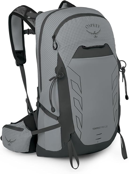 Osprey Tempest Pro 20L Women's Hiking Backpack with Hipbelt, Silver Lining