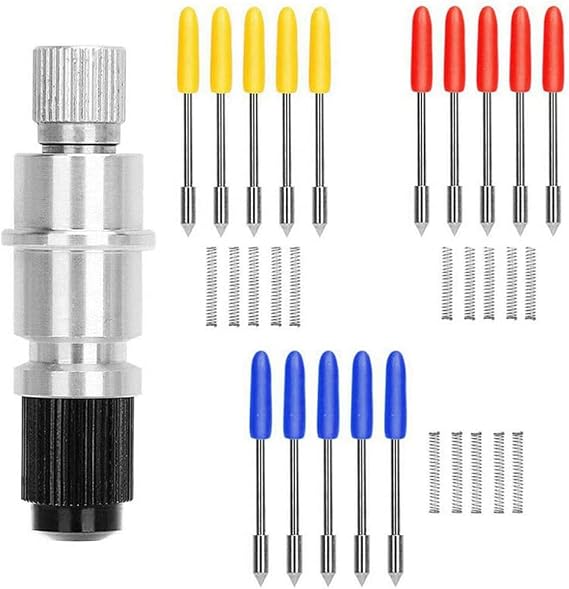 30pcs 30/45/60 Degree Blade Vinyl Cutter Plotter Cutting Blades for CB09 CB09U Graphtec with Blade Holder Base