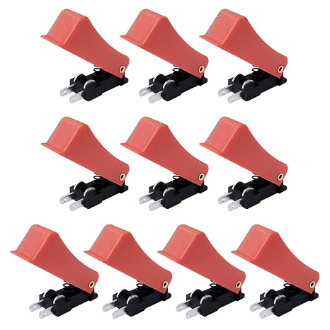 10X Torch Trigger Switch High Sensitivity Trigger Switch Red and Black for 15AK 24KD 36KD Model MIG Torches