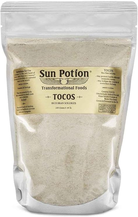 Sun Potion Organic Tocos Powder 200g | Rice Bran Superfood, Skin & Hair