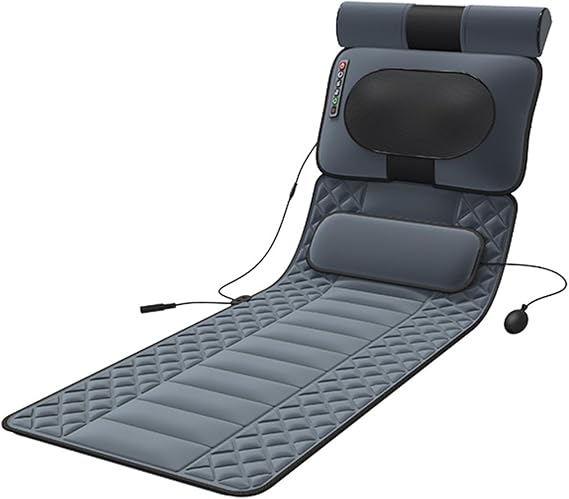 Full Body Massage Mat with Heat,Foot Massager Whole Body Vibration Massage Pad 9 Gear Massage/3 Timing Modes Shiatsu Massage Pad for Back Neck Lumbar Leg Foot Heating Pad