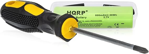HQRP Battery Works with Philips Norelco 3.7V Li-Ion 422203612390 3611290 3606410 1050CC 1050X 1059X 1280X 1280XCC 1250X 1250XCC 1260X 1290X QT4070 Razor/Shaver + Screwdriver