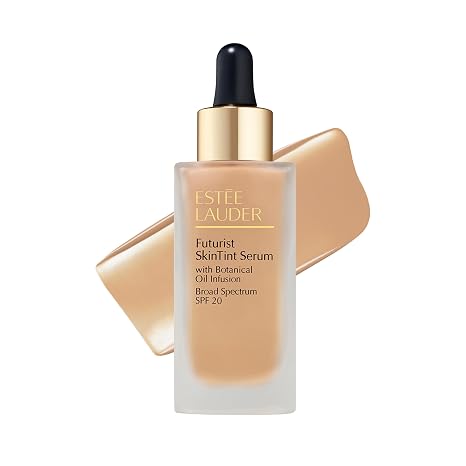 Estee Lauder Futurist Skin Tint Serum Foundation SPF 20 with Glycerin | Light Coverage, 1.0 Fl Oz