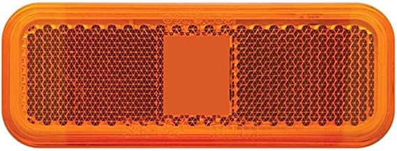 Optronics A-44ABP Amber Replacement Lens for Rectangular Marker/Clearance Light