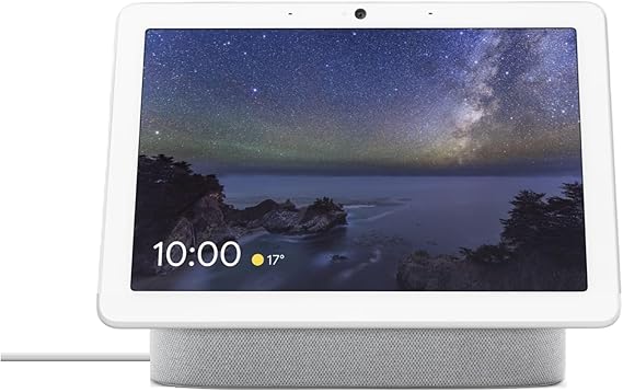 Google Nest Hub Max, Japanese Model, Multilingual Nest Hub 10", English, H2A GA00426-JP Chalk