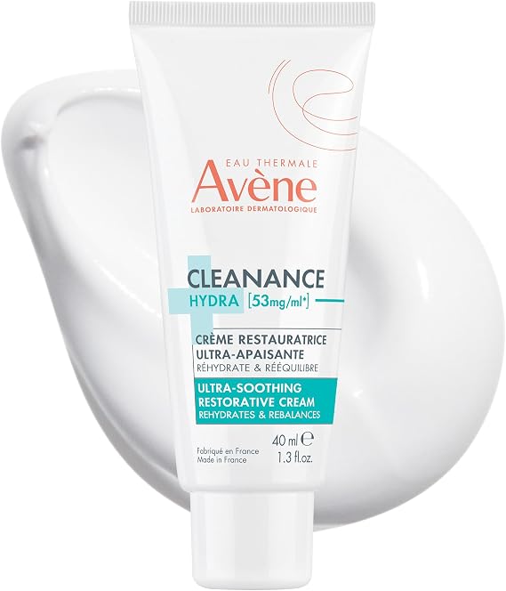Eau Thermale Avene Clean-Ac Soothing Cream, Rich Moisturizer, Adjunctive Care for Drying Acne Treatments, 1.3 oz.