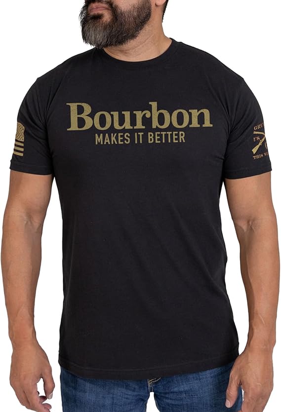 Grunt Style Bourbon Makes It Better Men's T-Shirt
