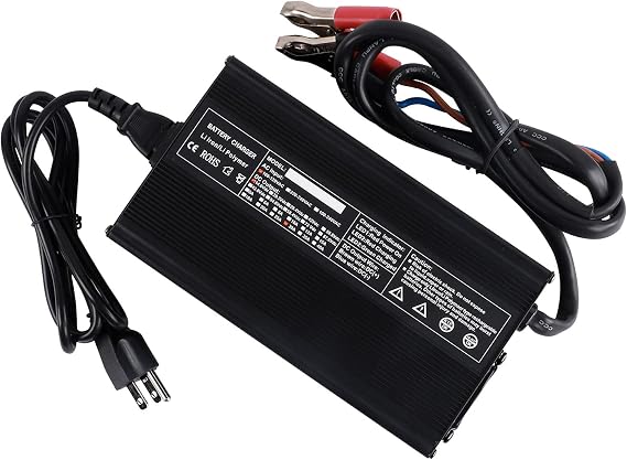 14.6V 30A Smart LiFePO4 Battery 12V Charger for Lithium Iron Phosphate Deep Cycle Rechargeble Batteries of Boat, RV, Lawn Tractor, Car, Truck and More