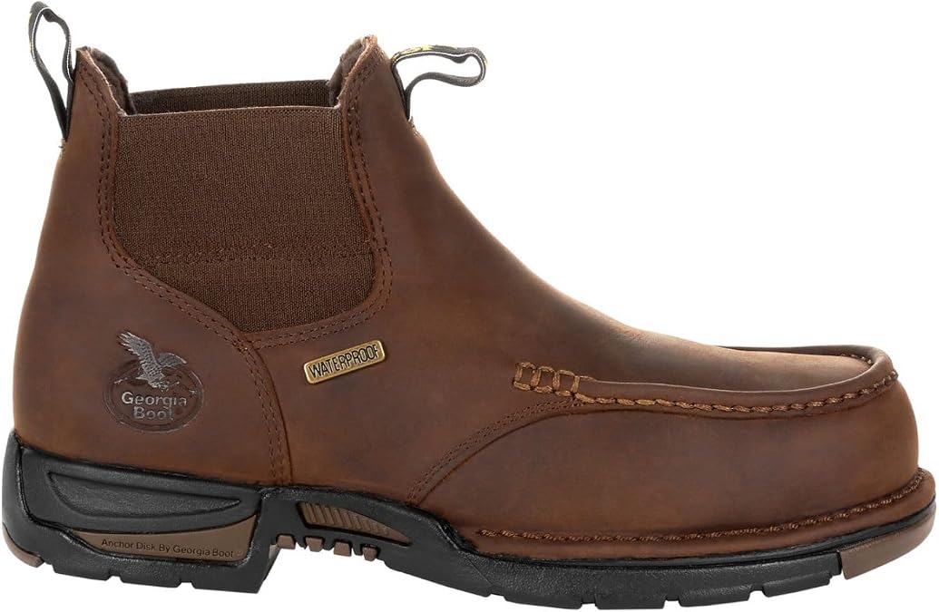 Georgia Boot Unisex Adult Athens Chelsea Waterproof Work Boots