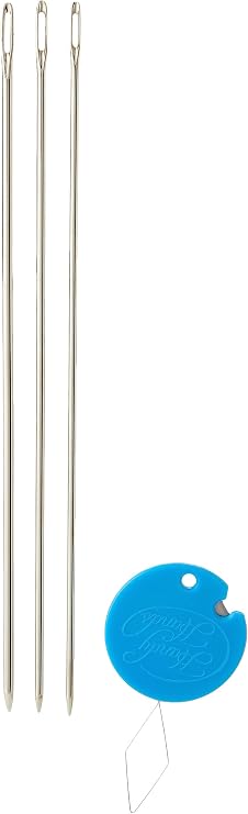 Pack of 3 (Y9) Yarn Tatting Needles, Gray