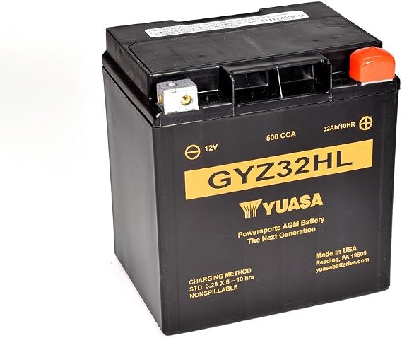 Yuasa YUAM732GHL GYZ32HL Factory Activated GYZ H Series AGM Battery