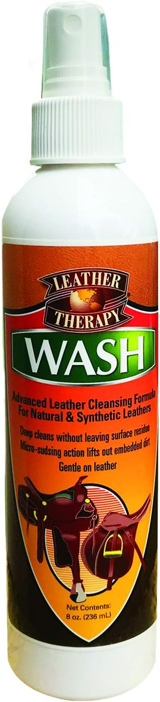 Leather Therapy Leather Care Products Wash Leather Cleaner No Residue Leather Treatment Non-Drying Vinyl & Leather Cleaning Products
