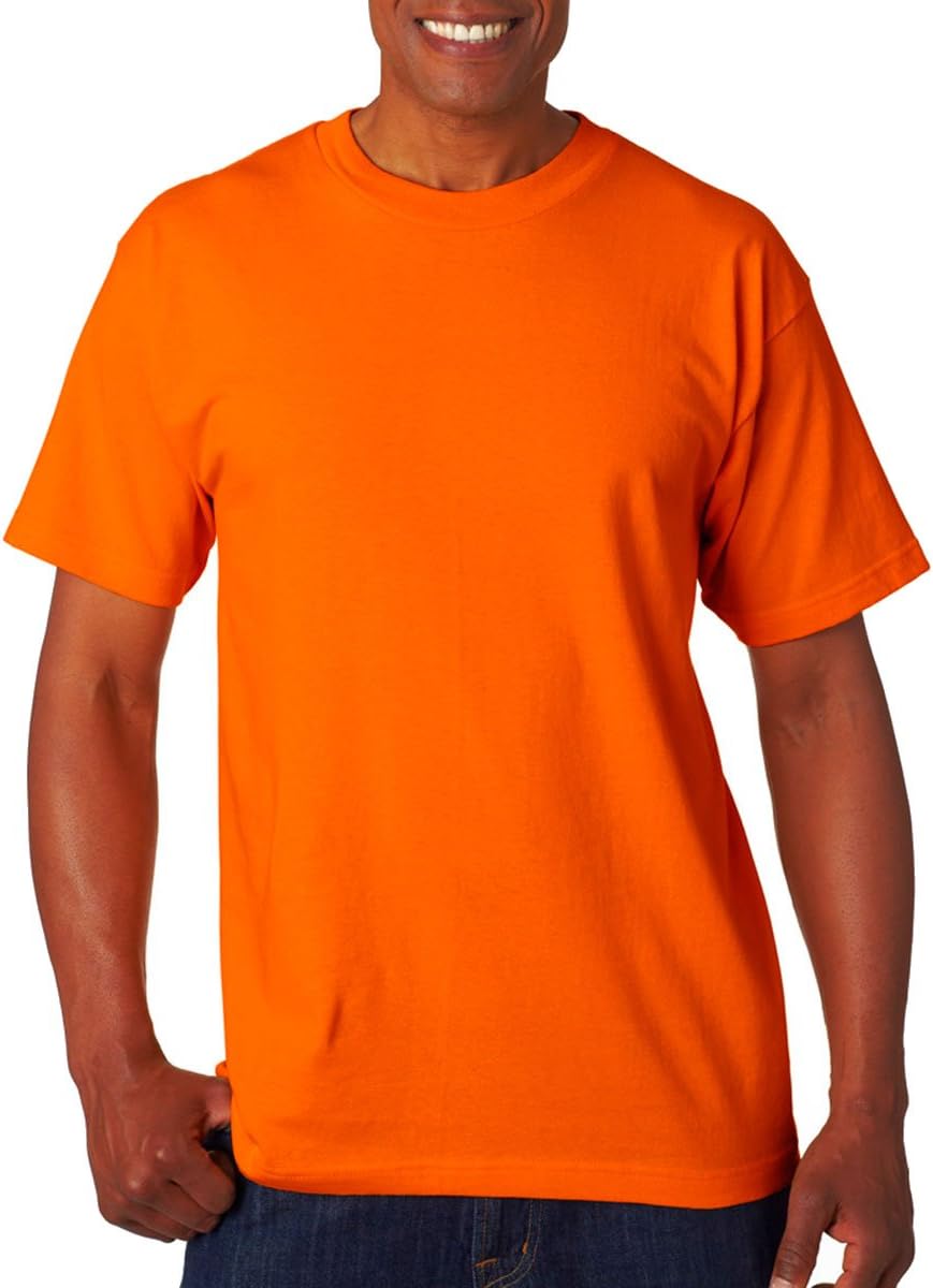 Bayside - USA-Made Short Sleeve T-Shirt - 5100 - L - Orange
