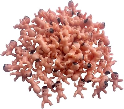 Bouclel Party Decorations Mini Plastic Babies Party Supplies Shower ice cube Game Decor Supplies40 PCS 1in