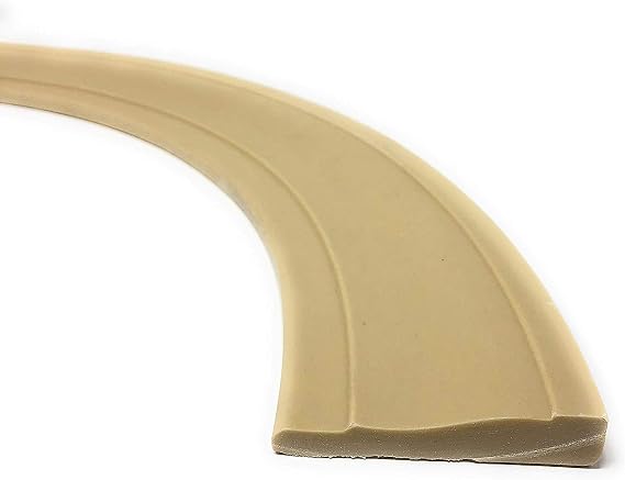 #444: Flexible Casing Molding: 11/16" Thick x 3.25" Wide - PRE Curved to fit Half Round Windows 34" to 40" Diameter