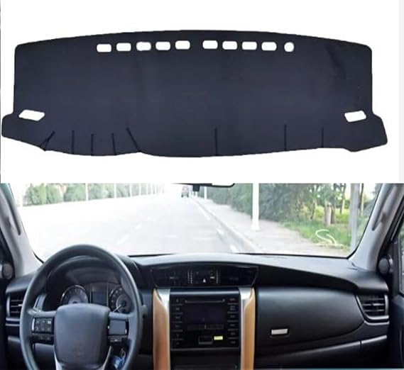 Car Dash Mat Dashboard Cover Dash mat Interior Pad Compatible for Toyota Fortuner 2016-2023