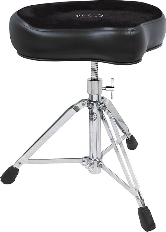 ROC-N-SOC Manual Spindle Drum Throne with Original Saddle - Black
