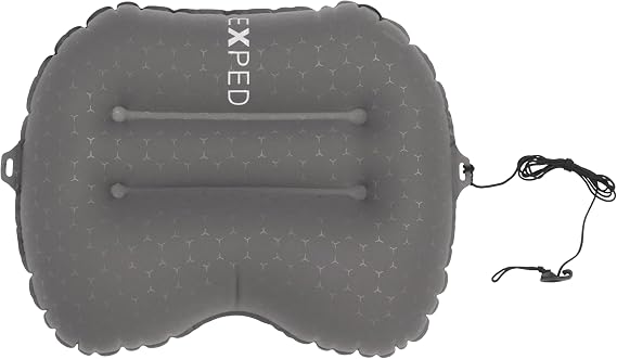 Exped Ultra Pillow, Grey Goose, Medium | Premium Ultralight Inflatable Compact Camping & Backpacking Pillow