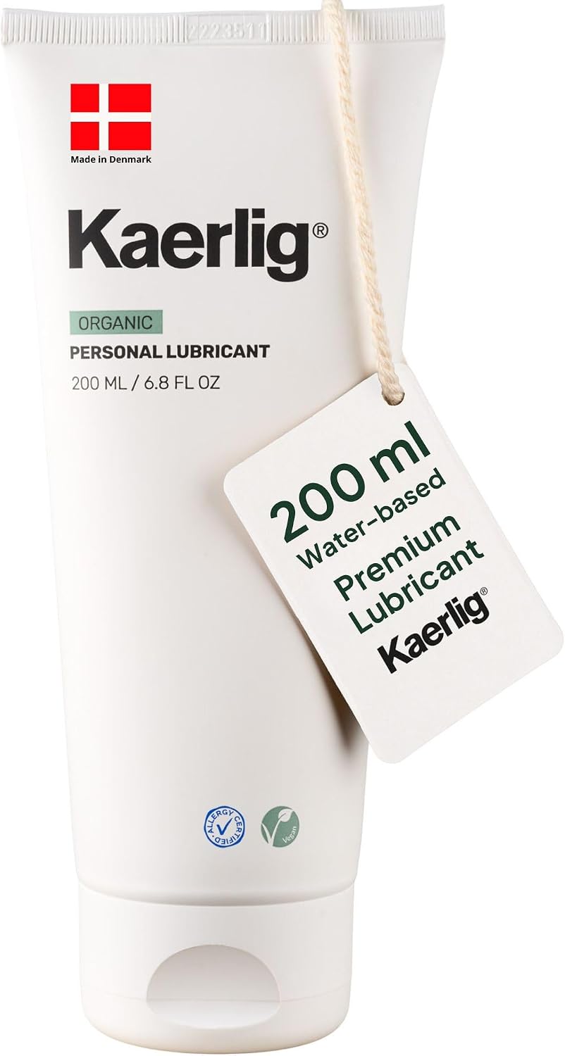 Kaerlig 200 ml Organic Water Based Lube by Sinful - Perfume-Free Lube for Women, Men &amp; Couples